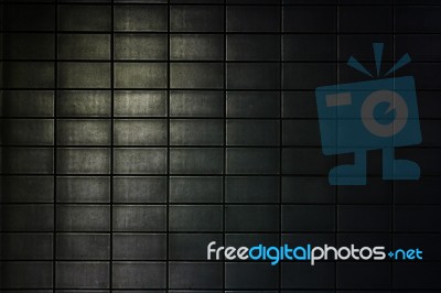 Black Wall Stock Photo