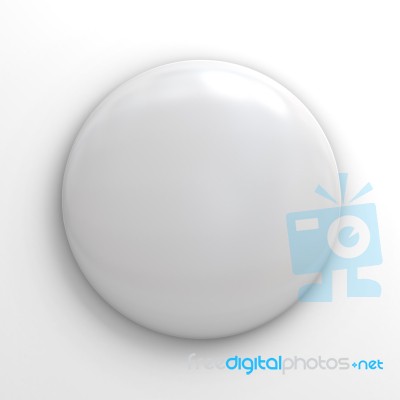 Blank Badge Button Stock Image