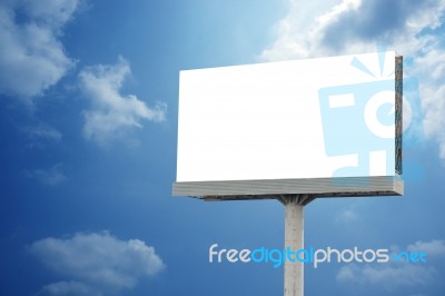 Blank Billboard Stock Image