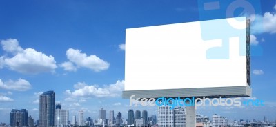 Blank Billboard Stock Image