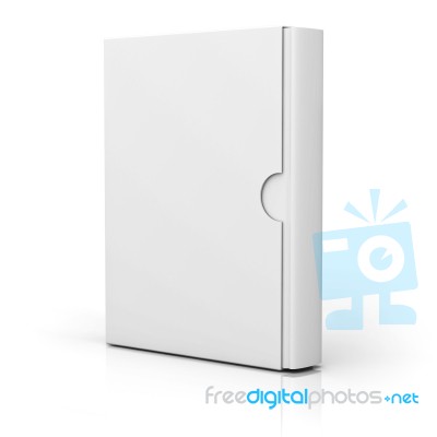 Blank Book Cover Box Stock Image