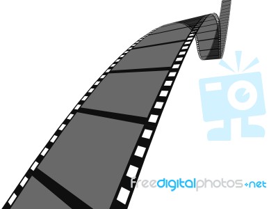 Blank Film Strip Stock Image