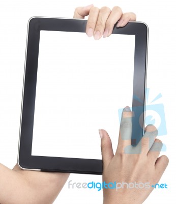 Blank IPad Stock Photo