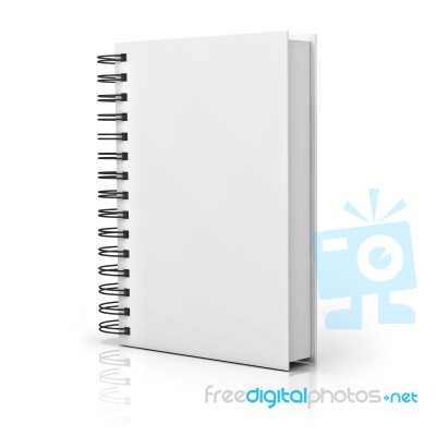 Blank Notebook Cover Stock Image