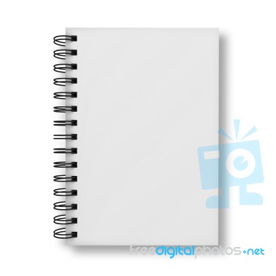 Blank Notebook Cover Stock Image