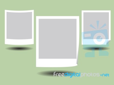 Blank Photo Frame Stock Image