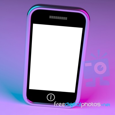 Blank Smartphone Screen Stock Image