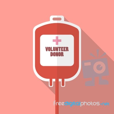 Blood Donation Bag Stock Image