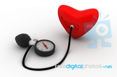 Blood Pressure Gauge Stock Image