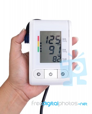 Blood Pressure Meter Stock Photo