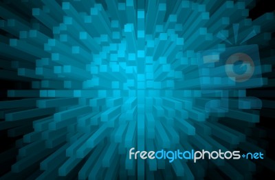 Blue Abstract Stock Photo