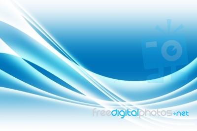 Blue Abstract Background Stock Image