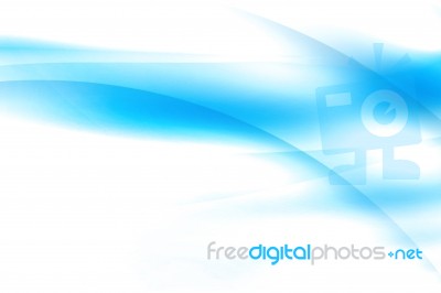 Blue Abstract Background Stock Image