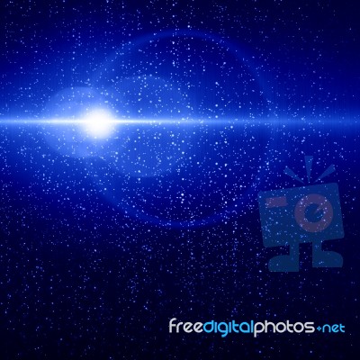 Blue Abstract Background Stock Image