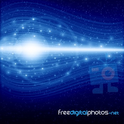 Blue Abstract Background Stock Image