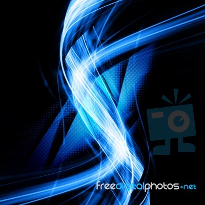 Blue Abstract Background Stock Image