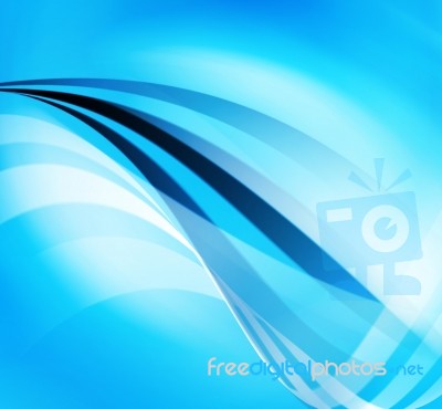 Blue Abstract Background Stock Image