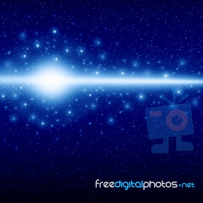 Blue Abstract Background Stock Image