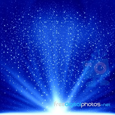 Blue Abstract Background Stock Image