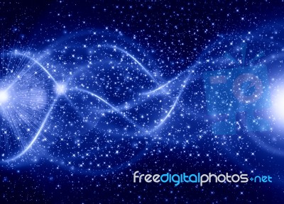 Blue Abstract Background Stock Image