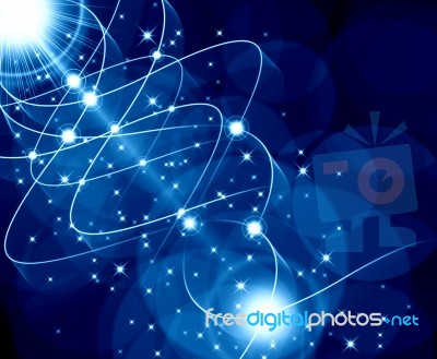 Blue Abstract Background Stock Photo