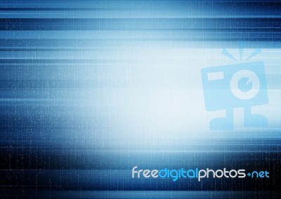 Blue Abstract Background Stock Image