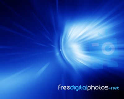 Blue Abstract Background Stock Image