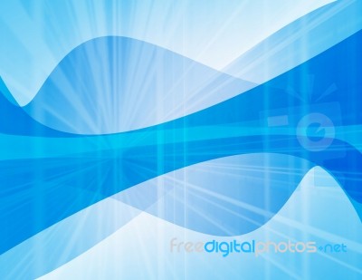 Blue Abstract Background Stock Image