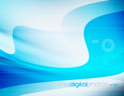 Blue Abstract Background Stock Image