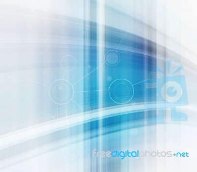 Blue Abstract Background Stock Image