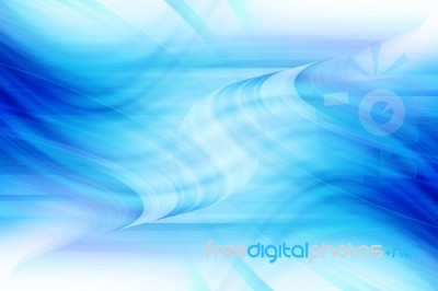 Blue Abstract Background Stock Image