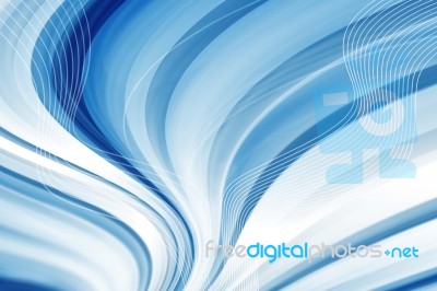 Blue Abstract Background Stock Image