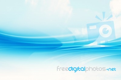 Blue Abstract  Background Stock Image