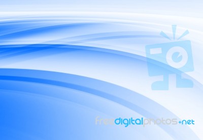 Blue Abstract  Background Stock Image