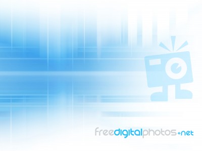 Blue Abstract  Background Stock Image