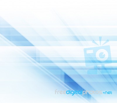 Blue Abstract Background Stock Image