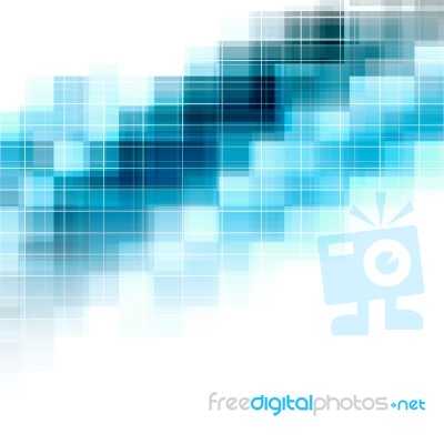 Blue Abstract Background Stock Image