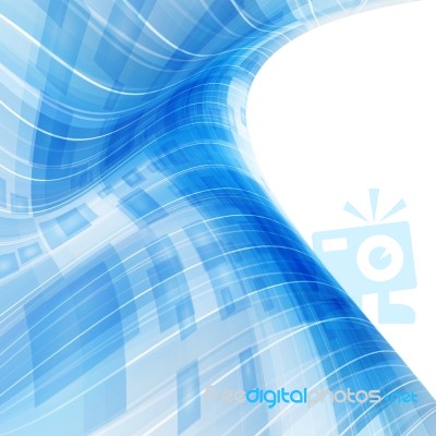 Blue Abstract Background Stock Image