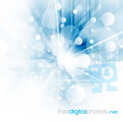 Blue Abstract Background Stock Image