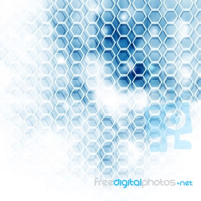 Blue Abstract Background Stock Image