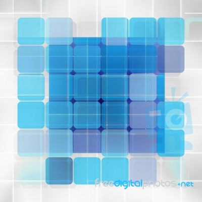 Blue Abstract Background Stock Image