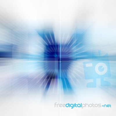 Blue Abstract Background Stock Image