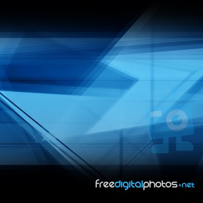 Blue Abstract Background Stock Image