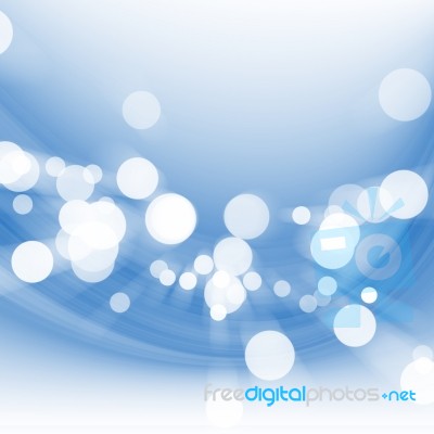 Blue Abstract Background Stock Image