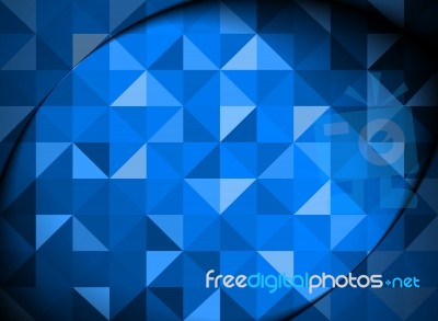 Blue Abstract Background Stock Image