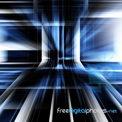 Blue Abstract Background Stock Image