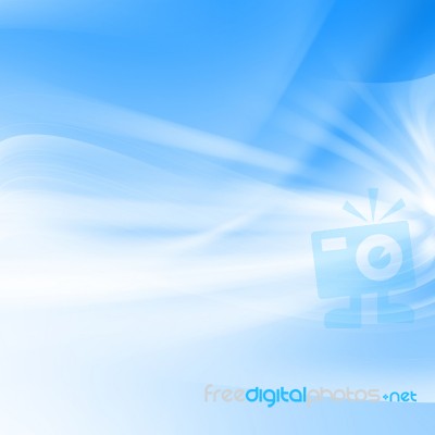 Blue Abstract Background Stock Image