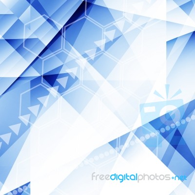 Blue Abstract Background Stock Image