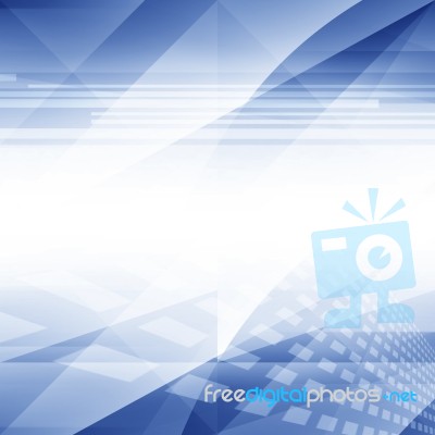 Blue Abstract Background Stock Image