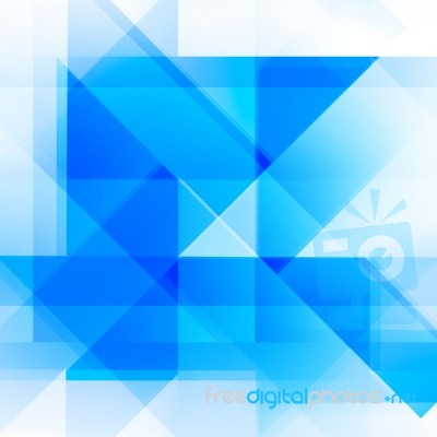 Blue Abstract Background Stock Image